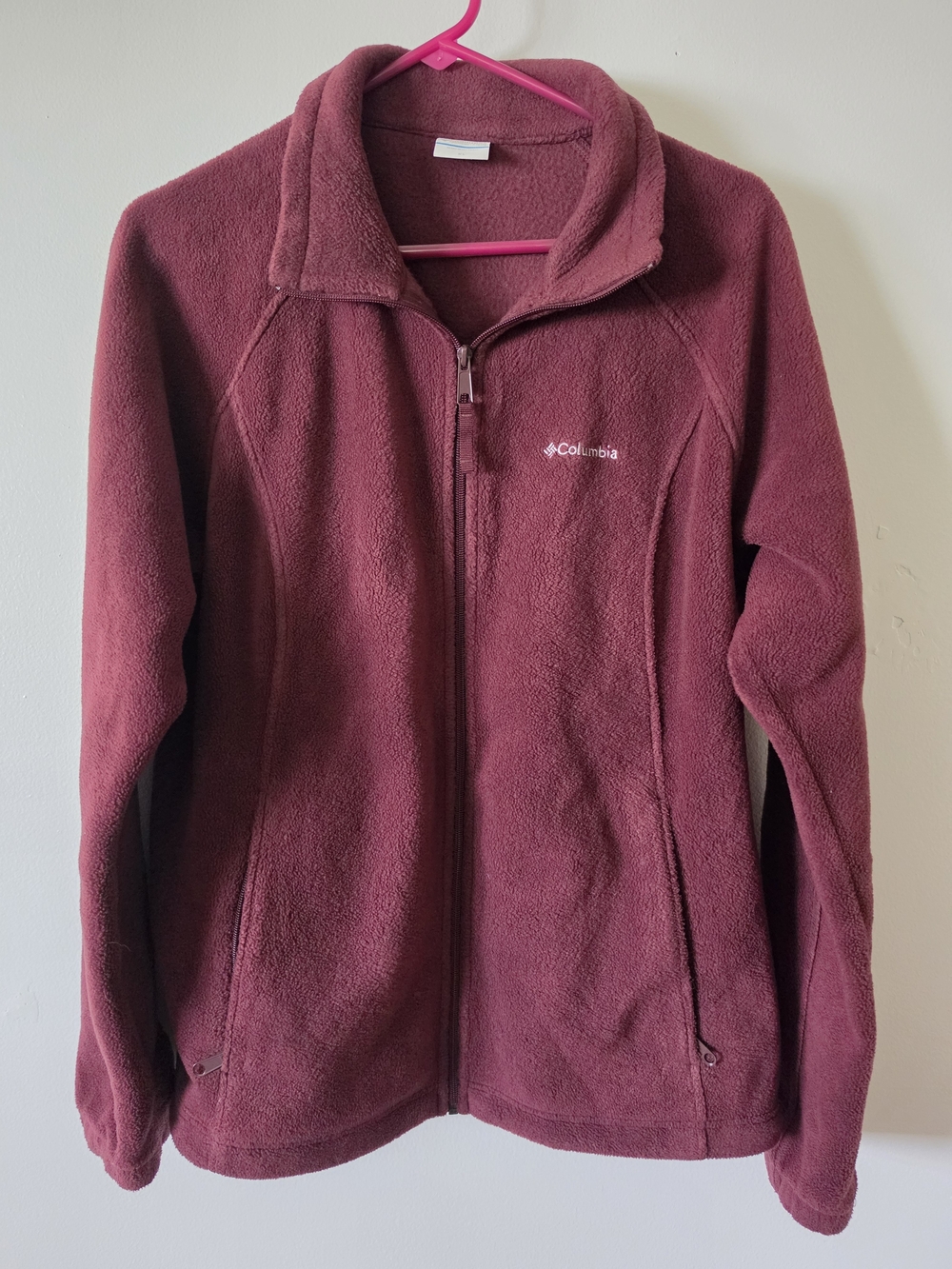 Columbia Women's Burgundy Fleece Jacket